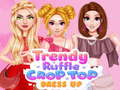 Jwèt Trendy Ruffle Crop Top Dress Up