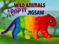 Jwèt Wild Animals Pop It Jigsaw