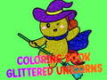 Jwèt Coloring Book Glittered Unicorns