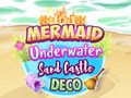 Jwèt Mermaid Underwater Sand Castle Deco