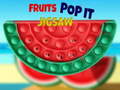 Jwèt Fruits Pop It Jigsaw
