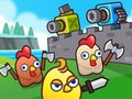 Jwèt Merge Cannon: Chicken Defense