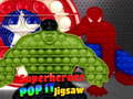 Jwèt Superheroes Pop It Jigsaw