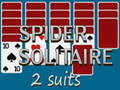 Jwèt Spider Solitaire 2 Suits