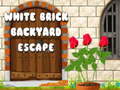 Jwèt White Brick Backyard Escape