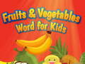 Jwèt Fruits and Vegetables Word for Kids