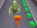 Jwèt Angry Cat Run Zombies Alley