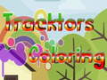 Jwèt Tractor Coloring 