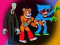 Jwèt Monsters Attack Among Us Squad