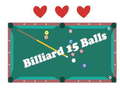Jwèt Billiard 15 Balls