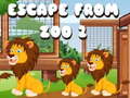 Jwèt Escape From Zoo 2