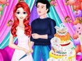 Jwèt Mermaid Girl Wedding Cooking Cake