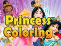 Jwèt Princess Coloring