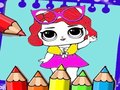 Jwèt Coloring Dolls Book