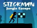 Jwèt Stickman Jungle Escape