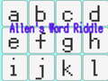 Jwèt Allen's Word Riddle