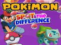 Jwèt Pokimon Spot the differences