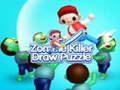 Jwèt Zombie Killer Draw Puzzle 