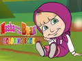 Jwèt Masha and the Bear Coloring Book