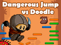 Jwèt Dangerous Jump vs Doodle Jump