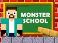 Jwèt Herobrine vs Monster School