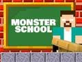 Jwèt Monster School: Roller Coaster & Parkour
