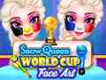 Jwèt Snow queen world cup face art