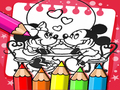 Jwèt Mickey Mouse Coloring Book