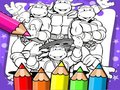 Jwèt Ninja Turtle Coloring Book