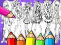 Jwèt Monster High Coloring Book