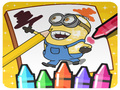 Jwèt Coloring Minion Раскраска Миньон