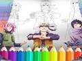 Jwèt Naruto Shippuden Coloring Book 
