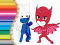 Jwèt Coloring Book for PJ Masks