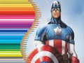 Jwèt Coloring Book for Captain America