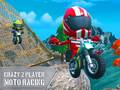 Jwèt Crazy 2 Player Moto Racing