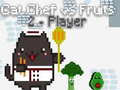 Jwèt Cat Chef vs Fruits - 2 Player