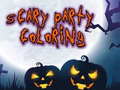 Jwèt Scary Party Coloring