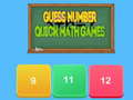 Jwèt Guess number Quick math games