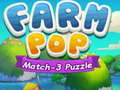 Jwèt Farm Pop Match-3 Puzzle