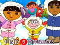 Jwèt Dora Find 5 Differences