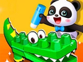 Jwèt Baby Panda Animal Puzzle