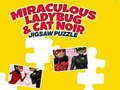 Jwèt Miraculous Ladybug & Cat Noir Jigsaw Puzzle