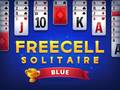 Jwèt Freecell Solitaire Blue