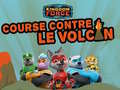 Jwèt Kingdom Force Course contre le volcan