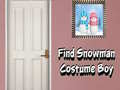 Jwèt Find Snowman Costume Boy