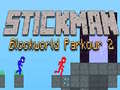 Jwèt Stickman Blockworld Parkour 2