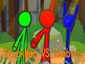 Jwèt StickMan Bros Vs Zombies