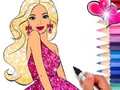 Jwèt Coloring Book: Barbie