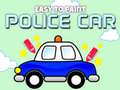 Jwèt Easy to Paint Police Car