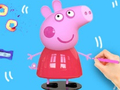 Jwèt Coloring Book: Peppa Pig